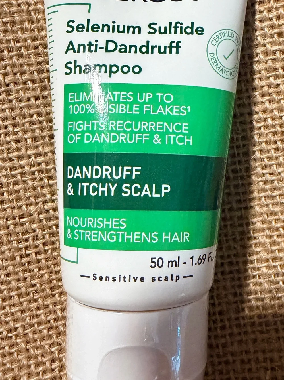 🍄6/$26 VICHY  Selenium Sulfide Anti-Dandruff Shampoo 1.6oz travel NWT